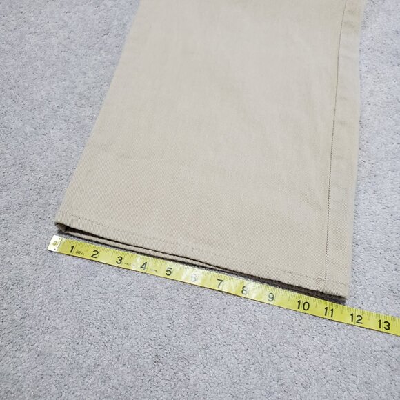 LIONESS NWT Miami Vice Pants Baggy Fit Barrel Leg Utility Beige Women's XL x 33" - Picture 16 of 16